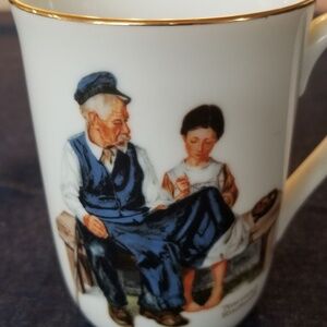 1982 Norman Rockwell Collector Cup  The Lighthouse